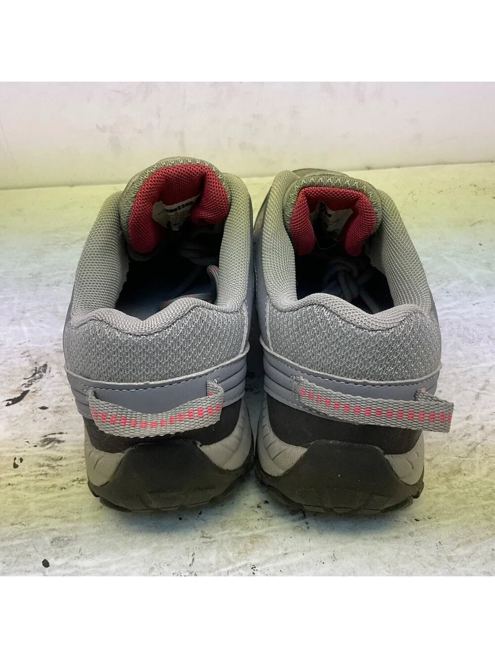 Aggressor Women's Steel Toe SP Safety Athletic Shoes 2501 Grey/Pink Size 6M